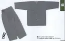 江戸一・祭り半天・シャツ・JOUGE-7・ゴム上下（T／C）（大人）　鼠